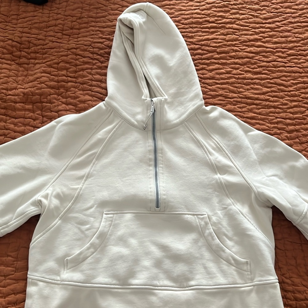 lululemon scuba half zip, m/l